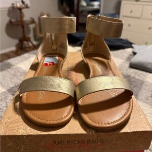 American Rag Metallic Gold Sandals